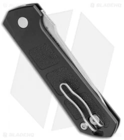 Boker Burnley Kihon Drop Point Automatic Knife (3.25" Stonewash) -Bladehq Store Boker Burnley Kihon DP Auto SW BHQ 101389 jr side