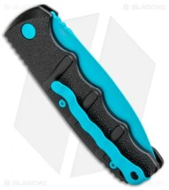 Boker Blue Scorpion Kalashnikov Dagger Automatic Knife (3.25" Electric Blue D2) 9 Boker Blue Scorpion Kalashnikov Dagger Automatic Knife (3.25" Electric Blue D2) -Bladehq Store Boker Kalashnikov Black Widow Blue jr side