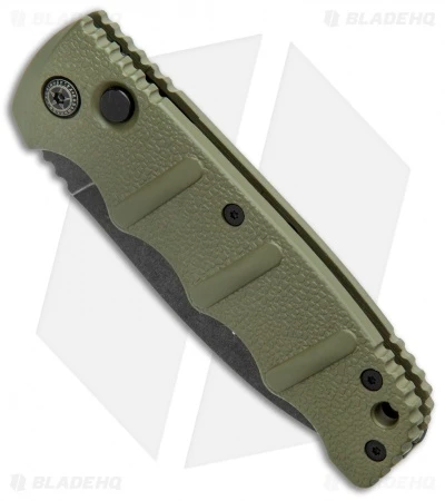 Boker Kalashnikov Dagger Automatic Knife OD Green (3.25" Smokewash D2) 2 Boker Kalashnikov Dagger Automatic Knife OD Green (3.25" Smokewash D2) - Image 2
