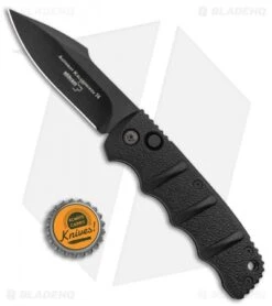 Boker Kalashnikov Harpoon Automatic Knife Black (3.25" Black D2) -Bladehq Store Boker Kalashnikov Harpoon Auto Black Black KALS53NSOI BHQ 95957 jr bottlecap