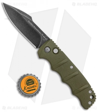Boker Kalashnikov Harpoon Automatic Knife OD Green (3.25" Smokewash D2) 4 Boker Kalashnikov Harpoon Automatic Knife OD Green (3.25" Smokewash D2) - Image 4