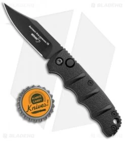 Boker Mini Kalashnikov Bowie Automatic Knife Black (2.5" Black) -Bladehq Store Boker Mini Kalashnikov Bowie Auto Black BHQ 96965 jr bottlecap