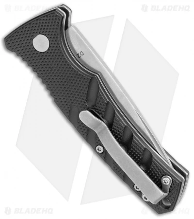 Boker Mini Strike Automatic Knife Black Aluminum (2.6" Stonewash D2) 3 Boker Mini Strike Automatic Knife Black Aluminum (2.6" Stonewash D2) - Image 3