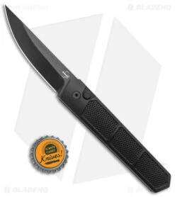 Boker Plus Kwaiken Grip Automatic Knife Black Aluminum (3.3" Black D2) 7 Boker Plus Kwaiken Grip Automatic Knife Black Aluminum (3.3" Black D2) -Bladehq Store Boker Plus Kwaiken Grip Auto Black Aluminum Black BHQ 175283 jr bottlecap