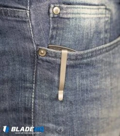 Boker Plus Strike Tanto Automatic Coyote Brown (3.25" Black SW Serr) 01BO425N -Bladehq Store Boker Plus Strike Drop Point Automatic Knife Stonewash 01BO400N BHQ 32040 kp in pocket web 4