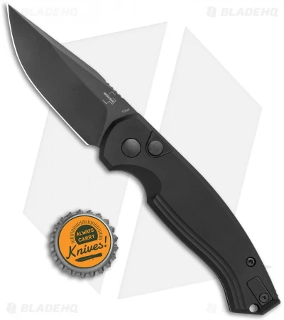 Boker Plus Vox Karakurt Automatic Knife Black Aluminum (3" Black) 01BO365 4 Boker Plus Vox Karakurt Automatic Knife Black Aluminum (3" Black) 01BO365 - Image 4