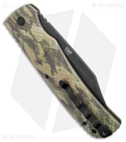 Boker TNP XXL Kalashnikov Bowie Automatic Knife Rattlesnake Camo (4.75" BW D2) -Bladehq Store Boker TNP XXL Kalashnikov Rattlesnake Camo Bowie Auto Black Wash BHQ 173719 jr side