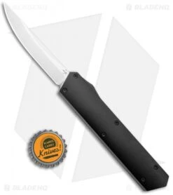 Boker USA Kwaiken OTF Automatic Knife Black Aluminum (3.375" Satin) 06EX551 -Bladehq Store Boker USA Kwaiken OTF Auto Black Aluminum SW 06EX551 BHQ 115743 jr bottlecap