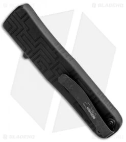 Boker USA OTF Automatic Knife Black Aluminum (3.5" Black) 06EX263 -Bladehq Store Boker USA OTF Auto Black Aluminum Black 06EX263 BHQ 94103 jr side