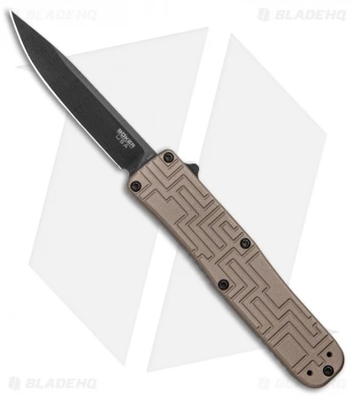 Boker USA OTF Automatic Knife Coyote Aluminum (3.5" Black) 06EX262 1 Boker USA OTF Automatic Knife Coyote Aluminum (3.5" Black) 06EX262
