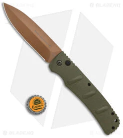 Boker XXL Kalashnikov Exclusive Desert Warrior Automatic Knife (4.75" Copper) -Bladehq Store Boker XXL Kalashnikov Auto OD Green Copper BHQ Exclusive BHQ 126265 jr bottlecap