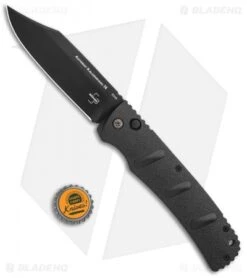 Boker XXL Kalashnikov Bowie Automatic Knife (4.75" Black D2) -Bladehq Store Boker XXL Kalashnikov Bowie Auto Black BHQ 99623 jr bottlecap