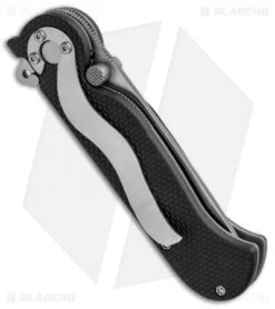 CRKT Bud Nealy Pesh-Kabz Liner Lock Knife Black (3" Satin) 6663 -Bladehq Store CRKT Bud Nealy Pesh Kabz LL Black Satin 6663 BHQ 87730 jr side