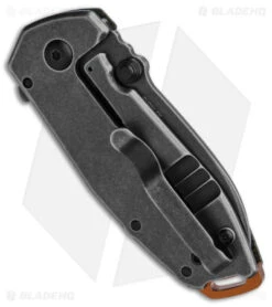 CRKT Burnley Squid Flipper Assisted Opening Knife Green Micarta (2.4" Smokewash) -Bladehq Store CRKT Burnley Squid Flipper Assisted Opening Knife Green Micarta 2in Smokewash BHQ 121281 td side