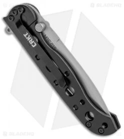 CRKT Carson M16-01S EDC Spear Point Flipper Knife (3.125" Bead Blast) -Bladehq Store CRKT Carson M16 01S EDC SP Flipper BB M16 01S BHQ 11417 jr side