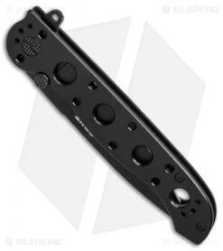 CRKT Carson M16-03KS Frame Lock Flipper Knife (3.55" Black) -Bladehq Store CRKT Carson M16 03KS black BHQ 76689 er spine
