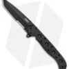CRKT Carson M16-10KZ Tanto Flipper Knife Black GFN (3" Black Serr)