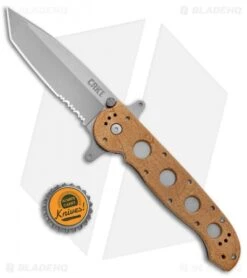 CRKT Carson M16-14ZSF Tanto Flipper Knife Desert Tan (3.875" Bead Blast Serr) -Bladehq Store CRKT Carson M16 14ZSF Tanto Desert Tan BB Serr BHQ 7950 jr bottlecap
