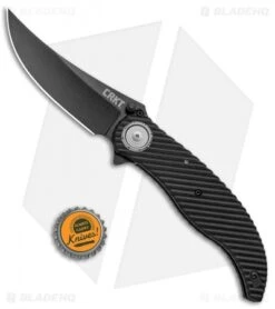 CRKT Clever Girl Folder Deadbolt Lock Knife Black G-10 (4" Black) 2640 -Bladehq Store CRKT Clever Girl Folder Black Black 2640 BHQ 99493 jr bottlecap