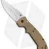 CRKT Crawford Kasper Liner Lock Knife Tan Zytel (3.75" Satin) 6773D