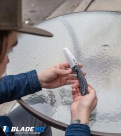 CRKT Folding Razel Folder Liner Lock Knife Micarta (3.13" Satin) 4030 -Bladehq Store CRKT Folding Razel Folder Liner Lock Knife Micarta Satin 4030 BHQ 4133 kp lifestyle web