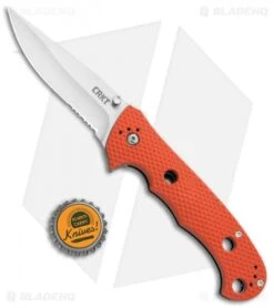 CRKT Hammond Cruiser LAWKS Liner Lock Knife Orange (3.75" Satin Serr) 7914OR 7 CRKT Hammond Cruiser LAWKS Liner Lock Knife Orange (3.75" Satin Serr) 7914OR -Bladehq Store CRKT Hammond Cruiser Orange Serr CR7914OR BHQ 87149 jr bottlecap 2