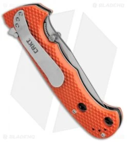CRKT Hammond Cruiser LAWKS Liner Lock Knife Orange (3.75" Satin Serr) 7914OR 6 CRKT Hammond Cruiser LAWKS Liner Lock Knife Orange (3.75" Satin Serr) 7914OR -Bladehq Store CRKT Hammond Cruiser Orange Serr CR7914OR BHQ 87149 jr side 2