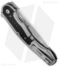 CRKT Ikoma Carnufex Frame Lock Flipper Knife (4" Satin) 5480 -Bladehq Store CRKT Ikoma Carnufex Satin 5480 BHQ 51840 jr side