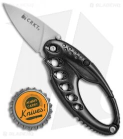 CRKT Lumabiner Liner Lock Knife W/ L.E.D Light (1.6" Bead Blast) 7 CRKT Lumabiner Liner Lock Knife W/ L.E.D Light (1.6" Bead Blast) -Bladehq Store CRKT Lumabiner LED Light BB 9080 BHQ 68535 jr bottlecap