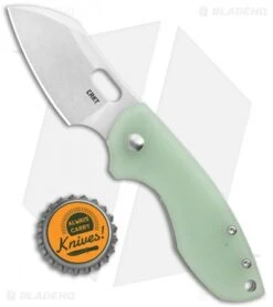CRKT Pilar Frame Lock Knife Natural G-10 BHQ Exclusive (2.4" Stonewash D2) -Bladehq Store CRKT Pilar FL Natural G 10 SW BHQ 113632 jr bottlecap