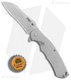 CRKT Rasp Frame Lock Flipper Knife Stainless Steel (3.67" Stonewash) 2081 -Bladehq Store CRKT Rasp Stainless steel sw BHQ 76686 er bottlecap