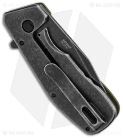 CRKT Graham Razelcliffe Frame Lock Knife OD Green G-10 (2.4" Black Stonewash) -Bladehq Store CRKT Razecliffe OD G10 Black Blade BHQ 140696 td side