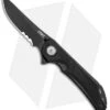 CRKT Seismic Deadbolt Lock Knife Black G-10 (4" Black Serr) 5401K