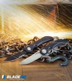 CRKT Seismic Deadbolt Lock Knife Black G-10 (4" Black Serr) 5401K -Bladehq Store CRKT Seismic Deadbolt Lock Knife Black G 10 Satin 5401 BHQ 92270 kp sparks web