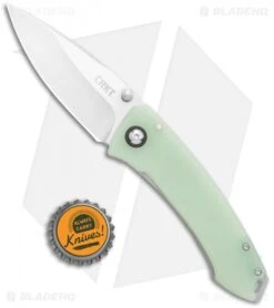 CRKT Tuna Frame Lock Knife Natural G-10 (3.25" Stonewash D2) -Bladehq Store CRKT Tuna FL Natural G 10 SW 2520JSD2 BHQ 114001 jr bottlecap