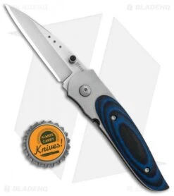 CRKT Viele Mini Wasp Liner Lock Knife Black/Blue G-10 (2.5" Bead Blast) 8001 7 CRKT Viele Mini Wasp Liner Lock Knife Black/Blue G-10 (2.5" Bead Blast) 8001 -Bladehq Store CRKT Viele Mini Wasp LL Black Blue G 10 BB 8001 BHQ 85976 jr bottlecap