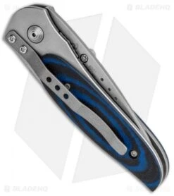CRKT Viele Mini Wasp Liner Lock Knife Black/Blue G-10 (2.5" Bead Blast) 8001 6 CRKT Viele Mini Wasp Liner Lock Knife Black/Blue G-10 (2.5" Bead Blast) 8001 -Bladehq Store CRKT Viele Mini Wasp LL Black Blue G 10 BB 8001 BHQ 85976 jr side