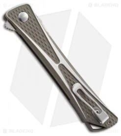 CRKT Crossbones Liner Lock Knife Aluminum (3.5" Satin) 7530 7 CRKT Crossbones Liner Lock Knife Aluminum (3.5" Satin) 7530 -Bladehq Store CRKT crossbones 7530 BHQ 51835 er side
