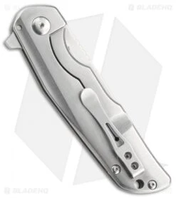 CRKT Liong Mah Remedy Frame Lock Flipper Knife (3.5" Satin) 3720 -Bladehq Store CRKT remedy 3720 BHQ 51837 er side