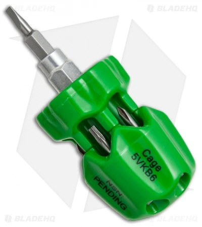 Cage Mini Multi-Bit Driver (Green) 1 Cage Mini Multi-Bit Driver (Green)