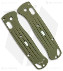 Glow Rhino Benchmade Bugout Sculpted G-10 Scales With Tritium Insert (Green)