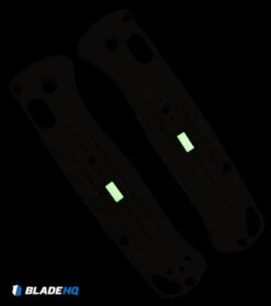 Bladehq Store 10 Bladehq Store -Bladehq Store Glow Rhino Benchmade Bugout Sculpted Green G 10 Scales Tritium Insert BHQ 138891 jr glow