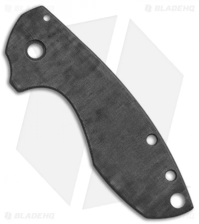Karbadize CRKT Pilar Replacement Scales - Black Linen Micarta 1 Karbadize CRKT Pilar Replacement Scales - Black Linen Micarta