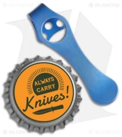 MXG Gear Benchmade Deep Carry Clip #1 - Blue Anodized Titanium -Bladehq Store MXG Gear Benchmade Deep Carry Clip 1 Ti Blue Ano Ti BHQ 68842 jr bottlecap