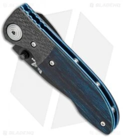 Bladehq Store 17 Bladehq Store -Bladehq Store Vintage Benchmade 690 LL Blue Wood CF 690BTBLU BHQ 99186 jr spine