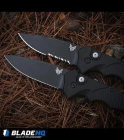 Benchmade Rukus II Automatic Knife (3.4" Black Serr) 9600SBK 11 Benchmade Rukus II Automatic Knife (3.4" Black Serr) 9600SBK -Bladehq Store benchmade rukus ii plain 9600BK BHQ 74494 serr 9600SBK BHQ 74379 dl