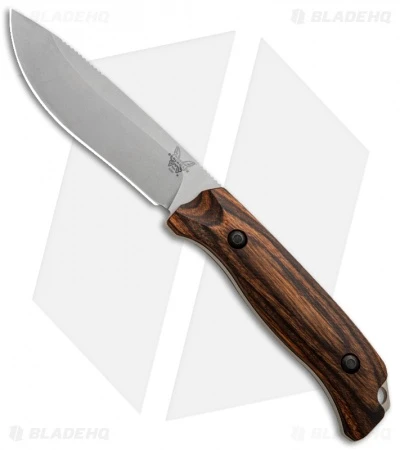Benchmade Saddle Mountain Skinner Knife Wood Hunting Fixed Blade 15001-2 1 Benchmade Saddle Mountain Skinner Knife Wood Hunting Fixed Blade 15001-2