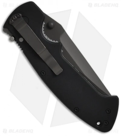 CRKT Crawford Kasper Liner Lock Knife (3.75" Black Serr) 6783Z 2 CRKT Crawford Kasper Liner Lock Knife (3.75" Black Serr) 6783Z - Image 2