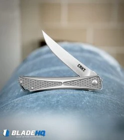 CRKT Crossbones Liner Lock Knife Aluminum (3.5" Satin) 7530 8 CRKT Crossbones Liner Lock Knife Aluminum (3.5" Satin) 7530 -Bladehq Store crkt crossbones 7530 BHQ 51835 dl