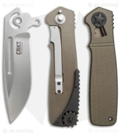 CRKT Homefront Field Strip Knife (3.5" Satin) K270GKP -Bladehq Store crkt homefront k270gkp cm apart